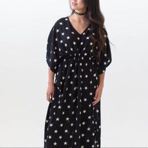 NWT Agnes & Dora Long Woven Kaftan Maxi Dress XXL